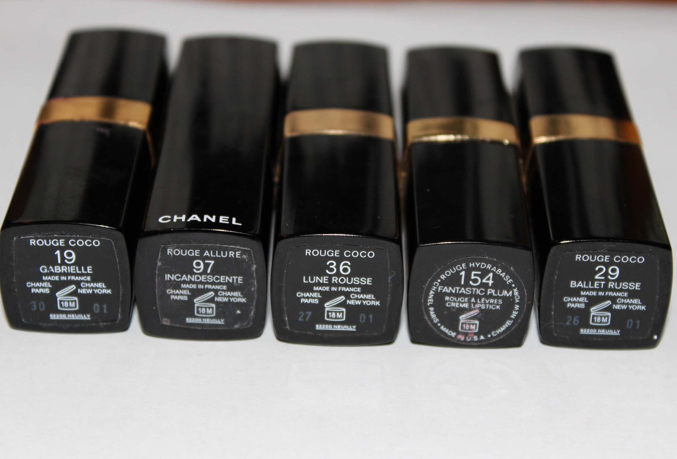 CHANEL, Makeup, Chanel 4pc Lipstick Set